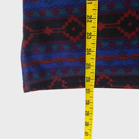 Eddie Bauer Quest Fleece Aztec Quarter-Zip Women's Large Long-Sleeve Pullover - Picture 12 of 12
